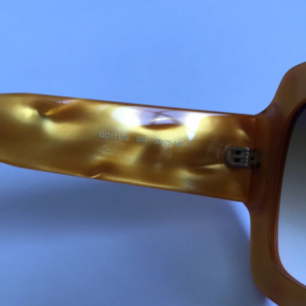 Gucci Women's Oversized Square Sunglasses - Amber - Picture 14 of 16